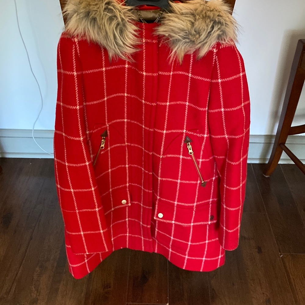 J Crew “stadium” wool coat